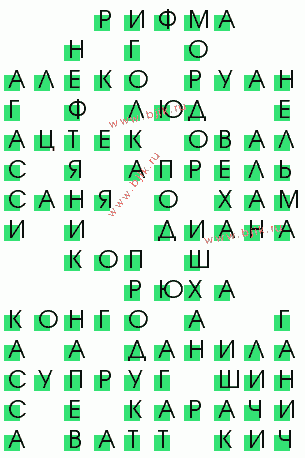 сканворд 3945