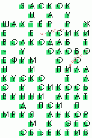 сканворд 3984
