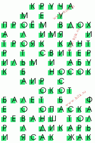 сканворд 4022