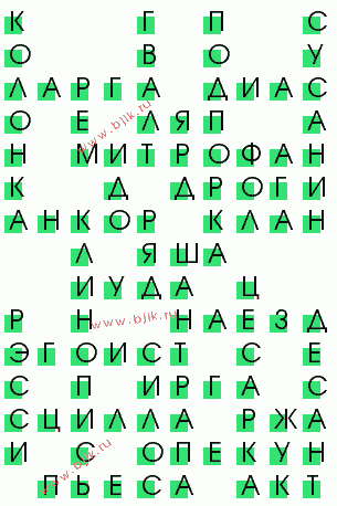 сканворд 4031
