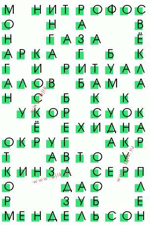 сканворд 4033