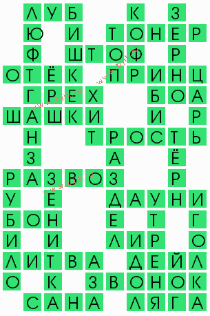 сканворд 4081