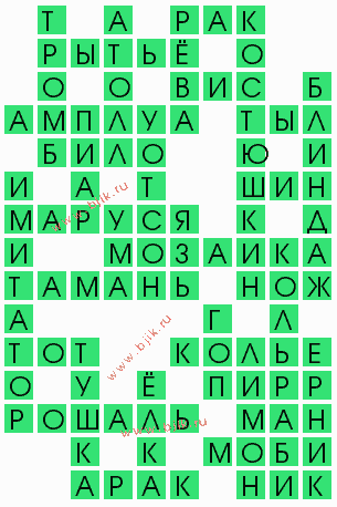 сканворд 4083