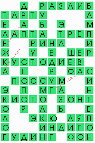 сканворд 4094