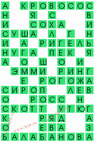 сканворд 4114