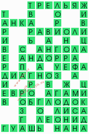 сканворд 4141