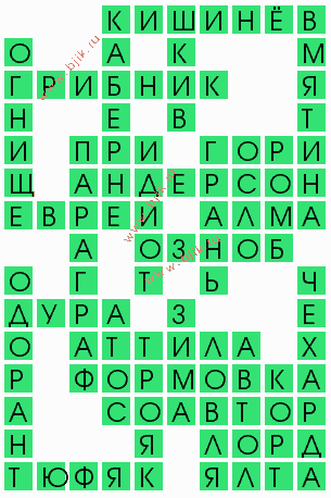сканворд 4167