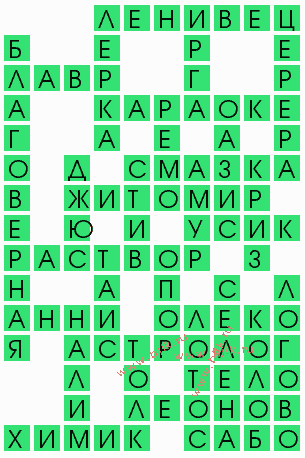 сканворд 4175