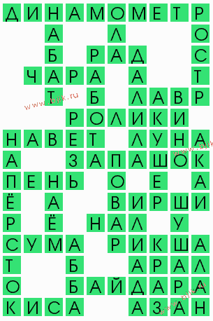 сканворд 4205