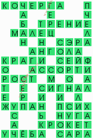 сканворд 4233