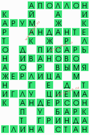 сканворд 4274
