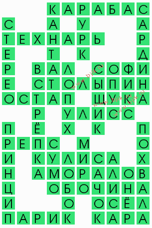 сканворд 4284