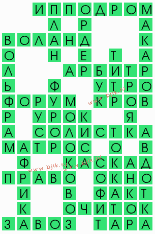сканворд 4325