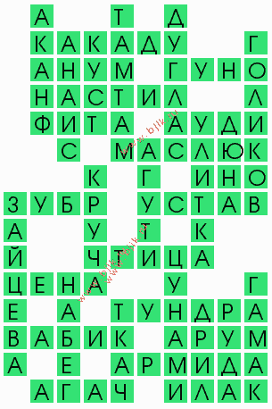 сканворд 4397