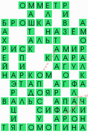 сканворд 4436