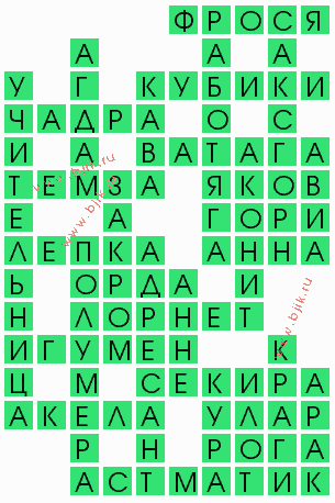 сканворд 4443