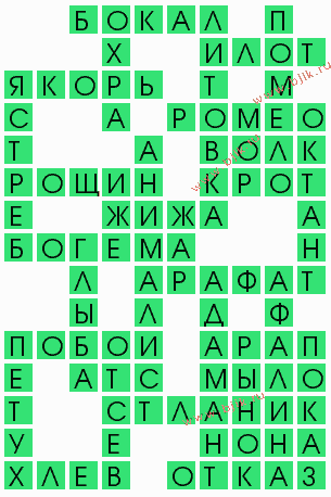сканворд 4561