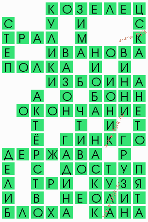 сканворд 4579
