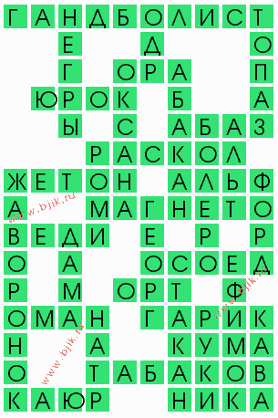 сканворд 4597