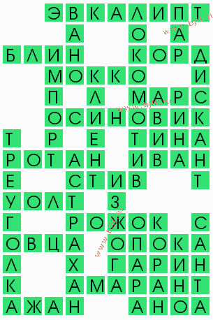 сканворд 4615