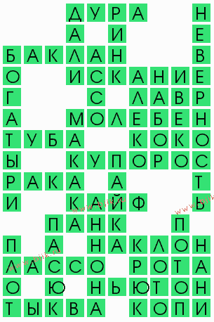 сканворд 4621