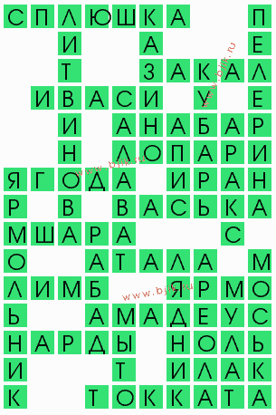 сканворд 4648