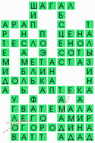 сканворд 4657