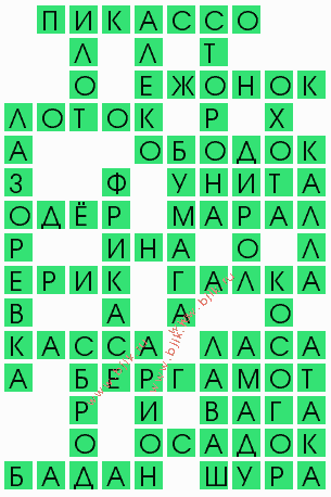 сканворд 4660