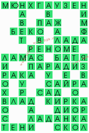 сканворд 4672