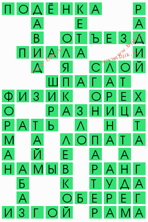 сканворд 4675