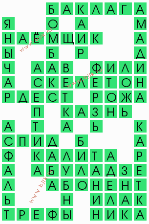 сканворд 4719
