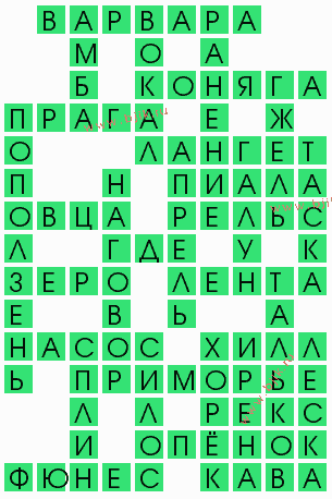 сканворд 4765