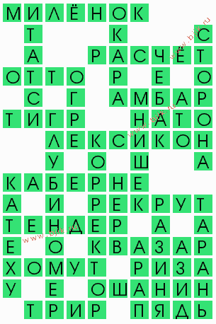 сканворд 4811
