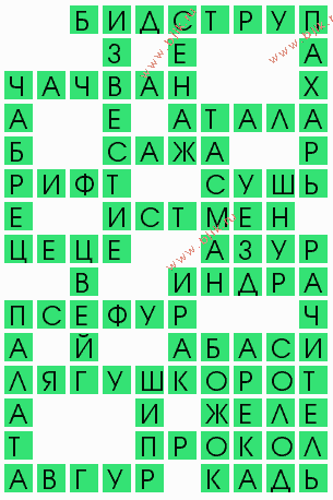 сканворд 4814