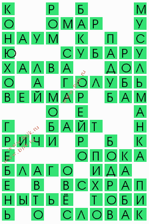 сканворд 4845