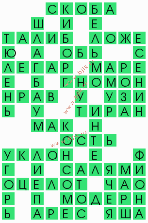 сканворд 4847