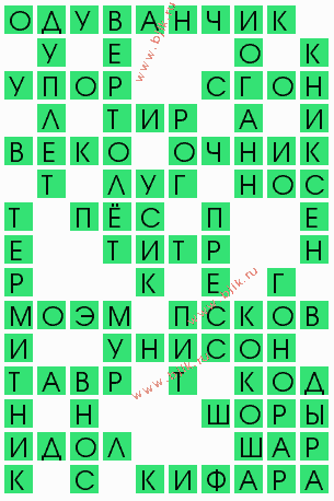 сканворд 4860