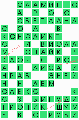 сканворд 4877