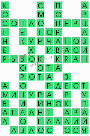 сканворд 4901