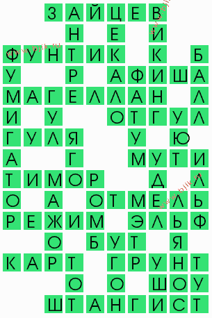 сканворд 4924