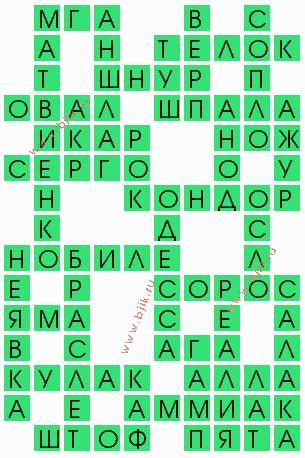 сканворд 4931
