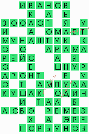 сканворд 4957