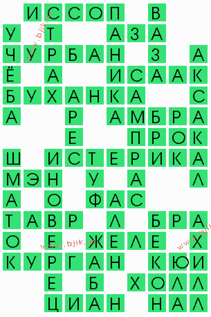 сканворд 5011