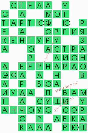сканворд 5023