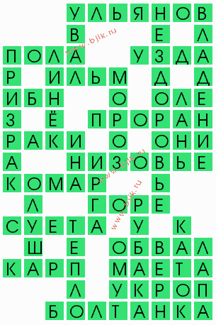 сканворд 5038