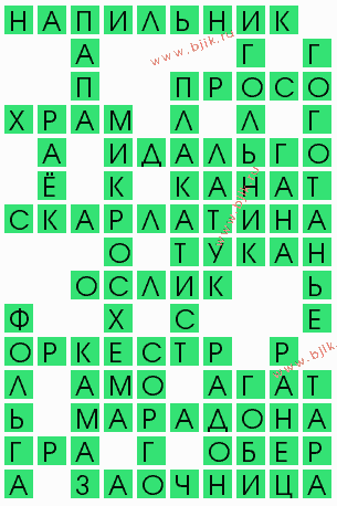 сканворд 5052