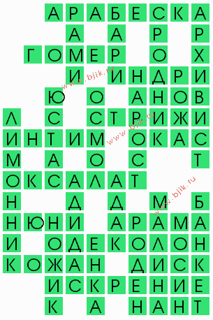 сканворд 5054