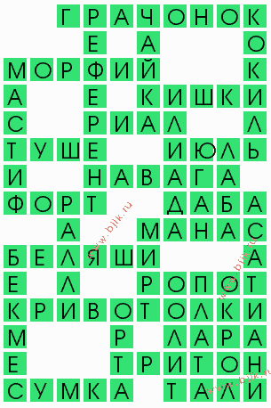 сканворд 5067