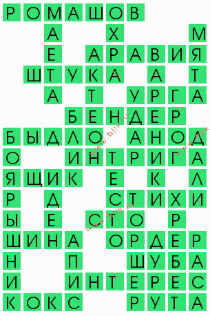 сканворд 5186
