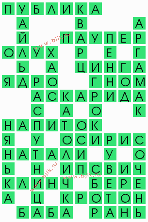 сканворд 5194